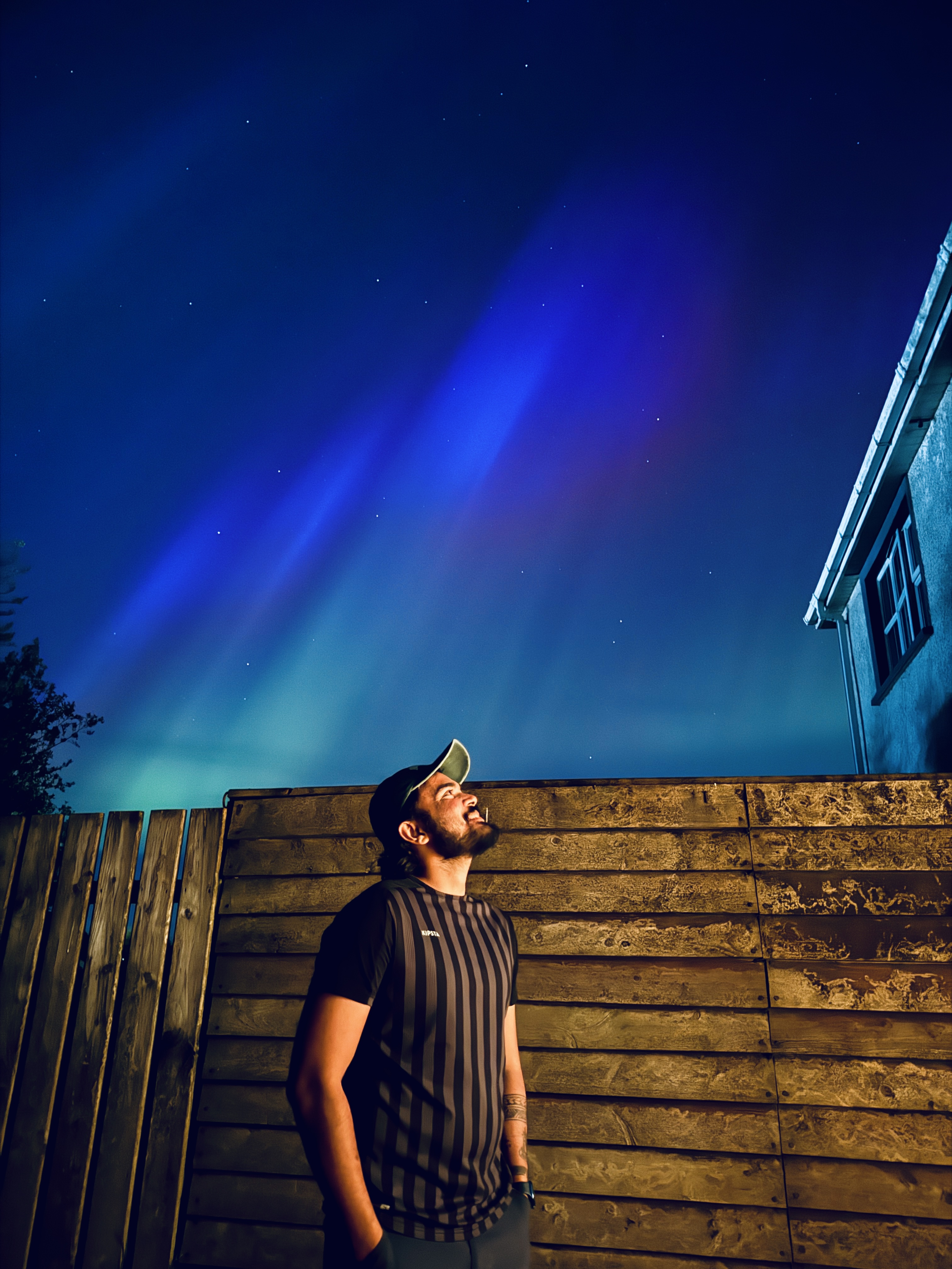 Northern Lights Self Portrait