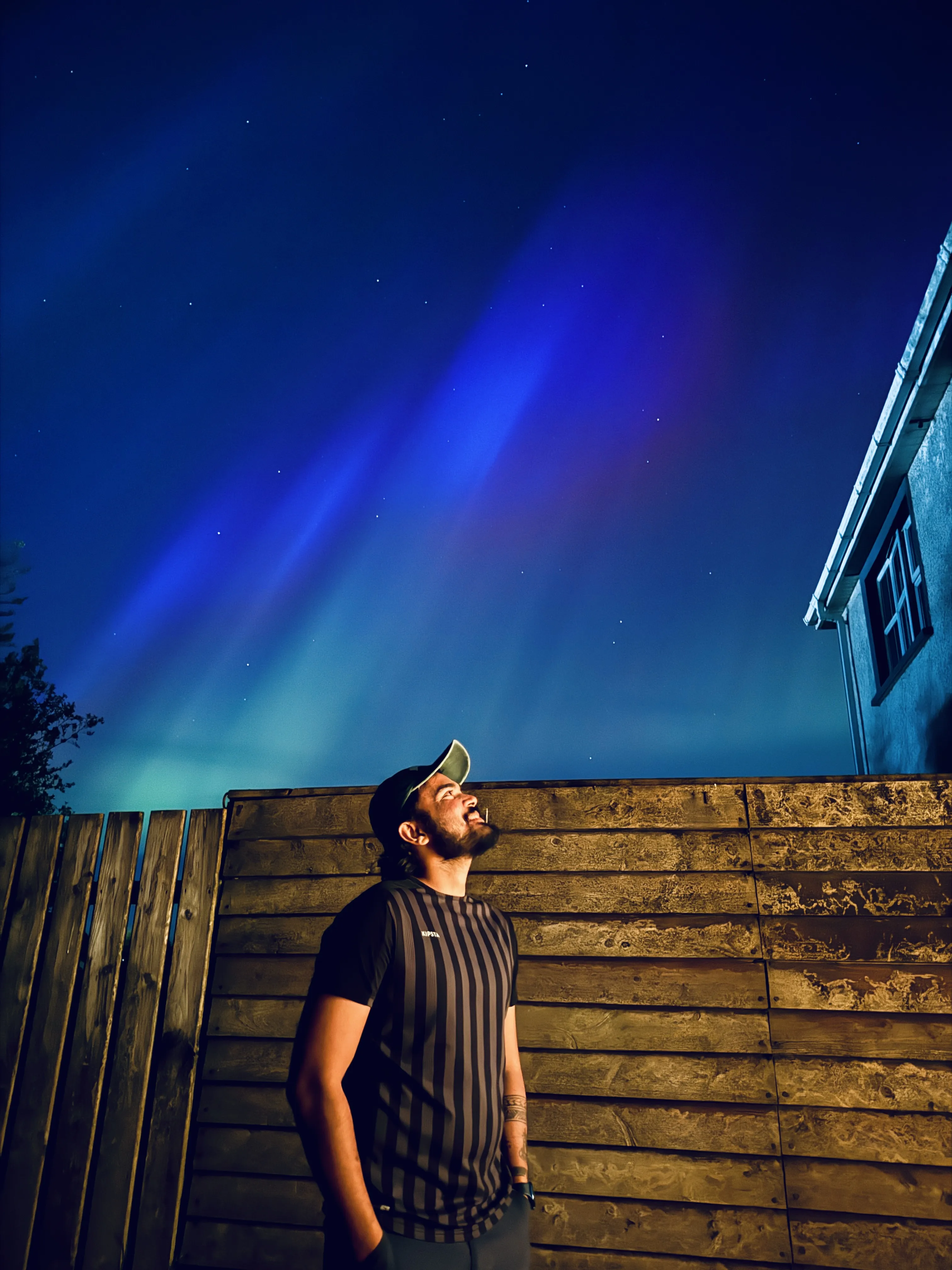 Northern Lights Self Portrait